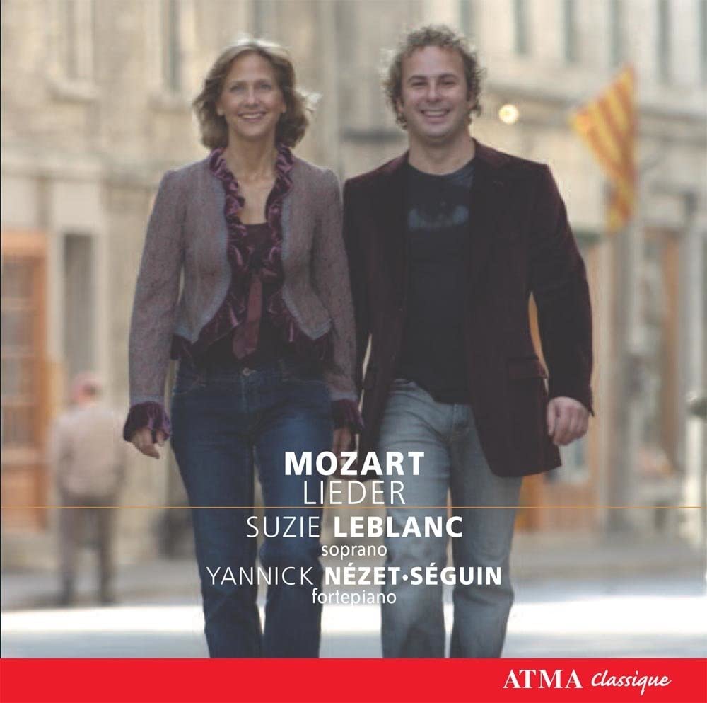 Pochette du disque Mozart, Lieder
